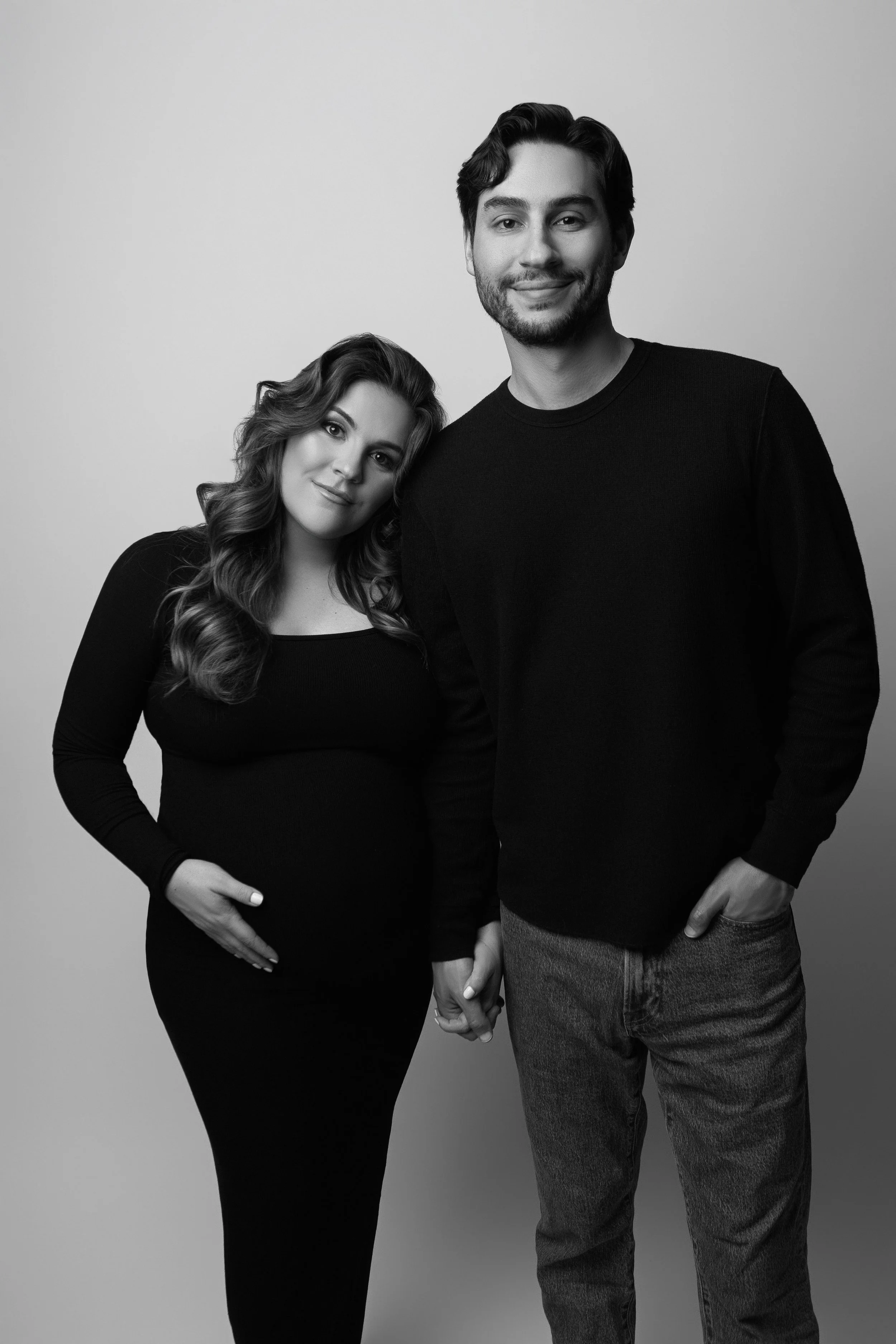 couples pregnancy boudoir photography Sarasota