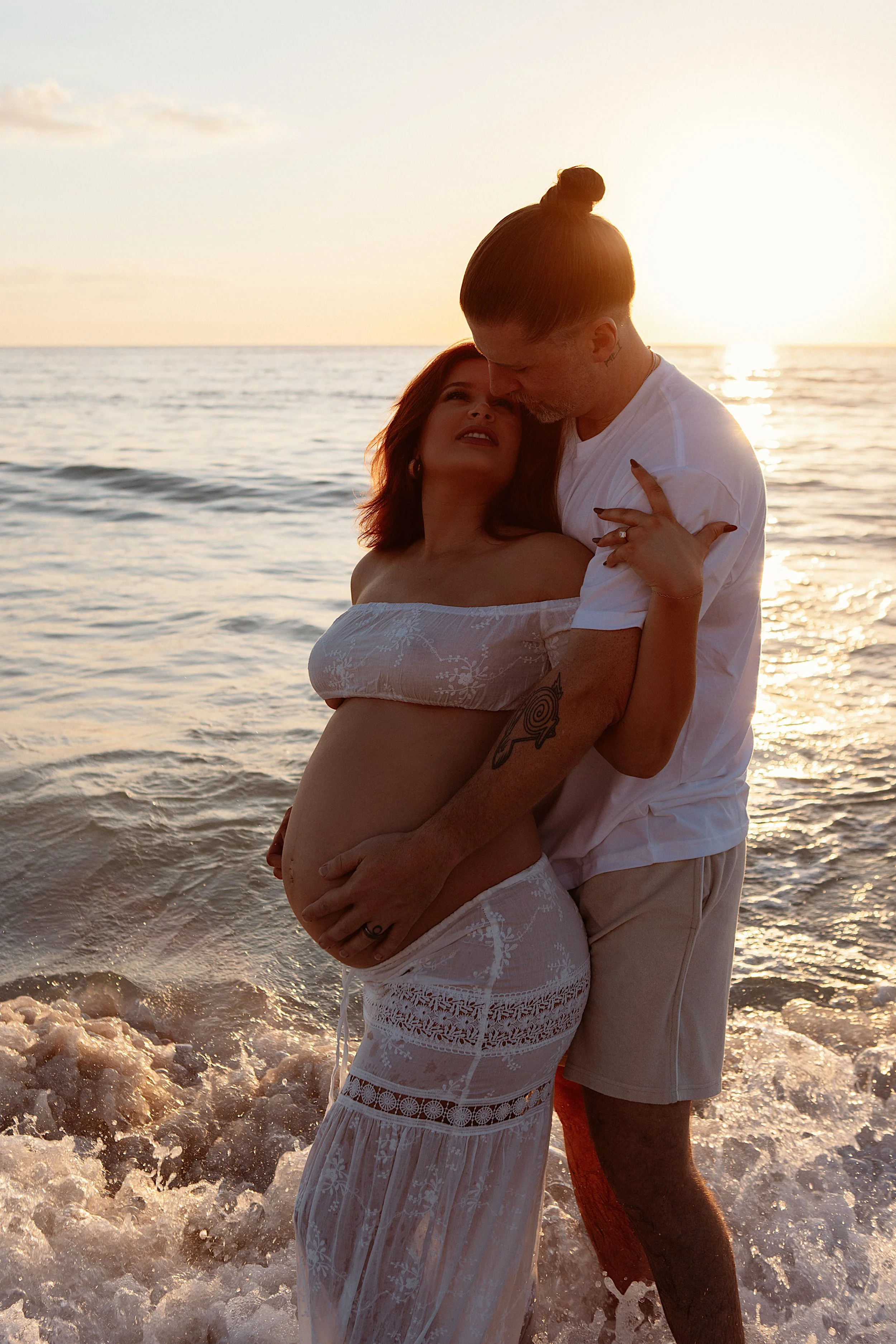 couples pregnancy boudoir photos Sarasota FL