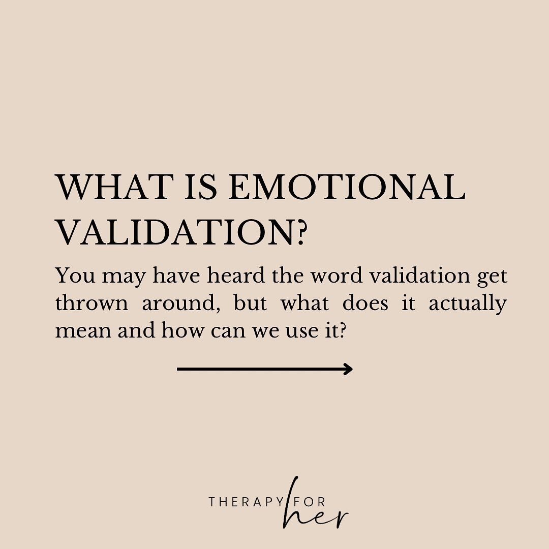 Not feeling emotional validated can have a significant impact on our emotional well-being. It can make us feel as though we have not been heard or understood. 
It is an important skill to help us support others and to help us feel supported. 
I hope 
