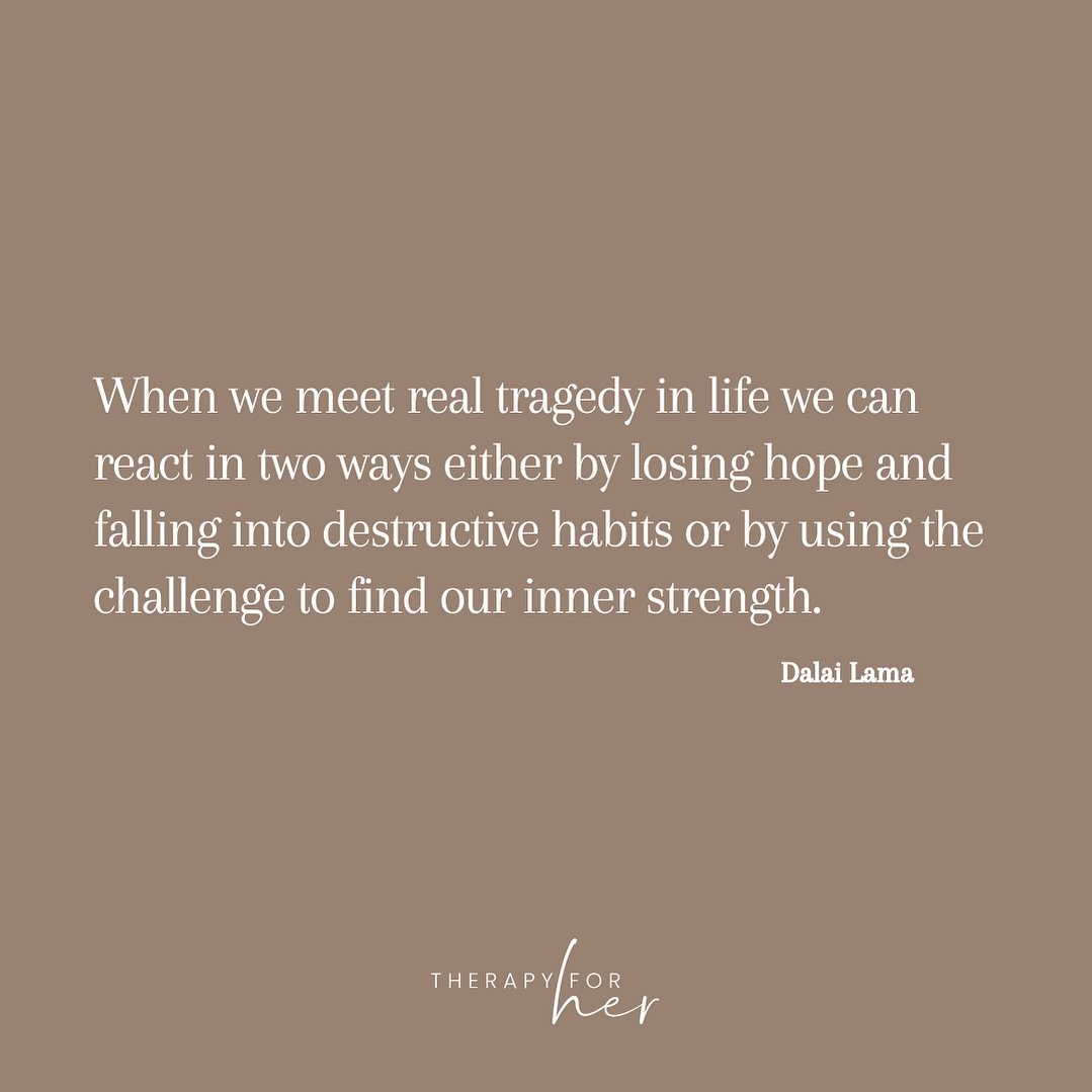 I love this quote. 🫶

Sometimes life throws us challenges or tragedies and it can be really tough to navigate... If we don&rsquo;t have support or healthy coping strategies we can end up engaging in destructive behaviour.
Sometimes it&rsquo;s easier