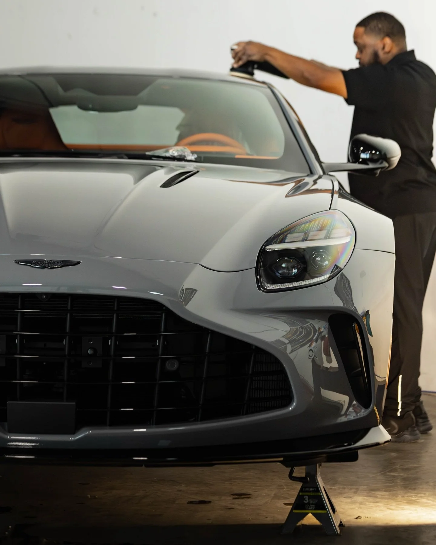 Correcting and Protecting this new Aston Martin Vantage while also adding a little character to it with full tint, Powder Coating the wheels, some vinyl accents, and wheel spacers to piece it all together.