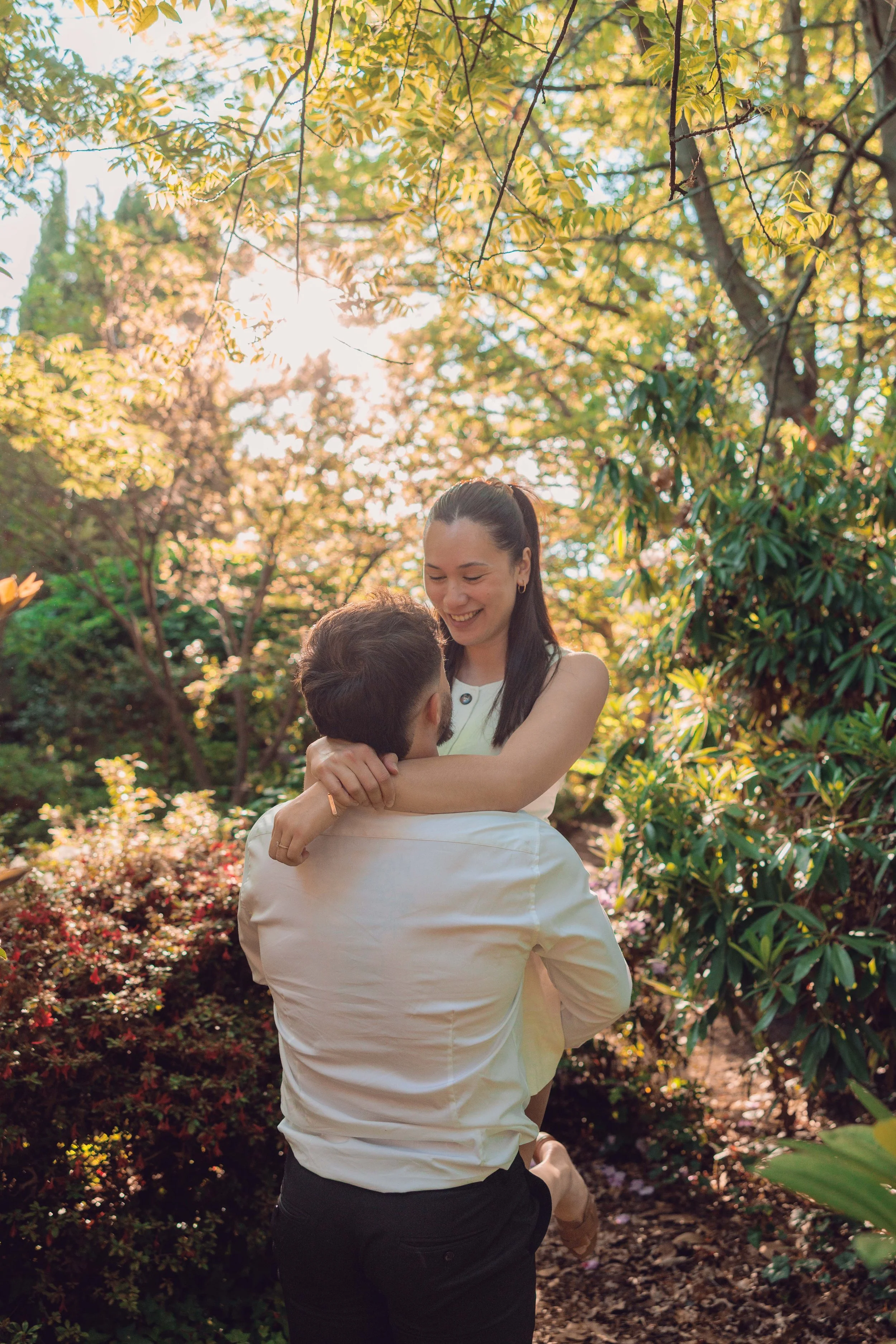 Fun couples engagement photographer