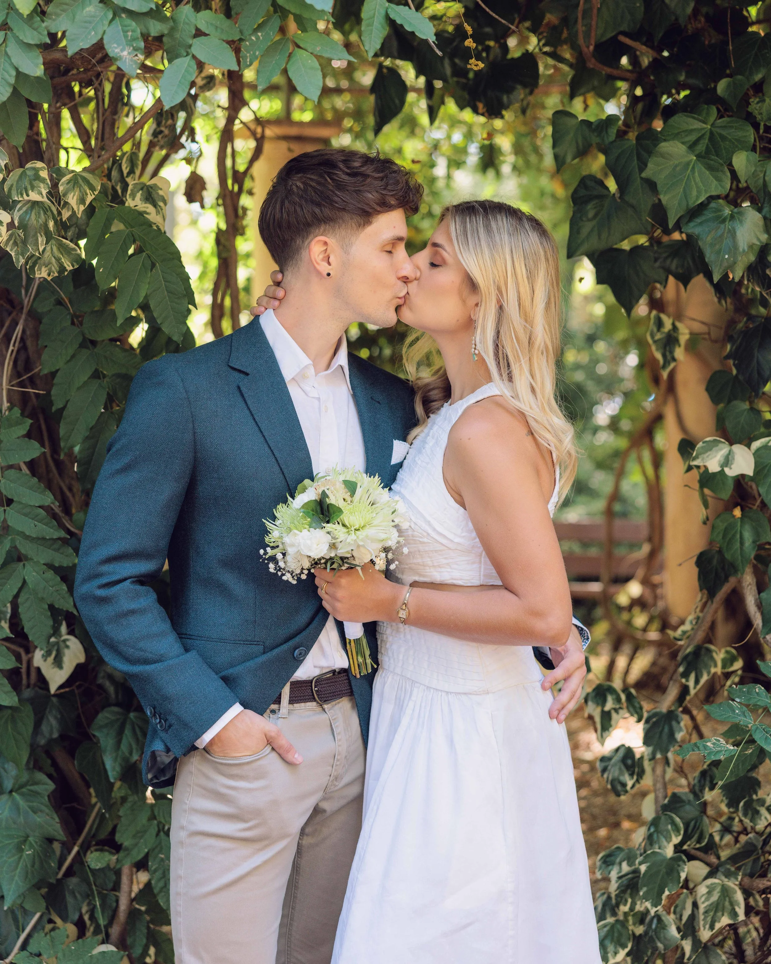 Filmic wedding photography