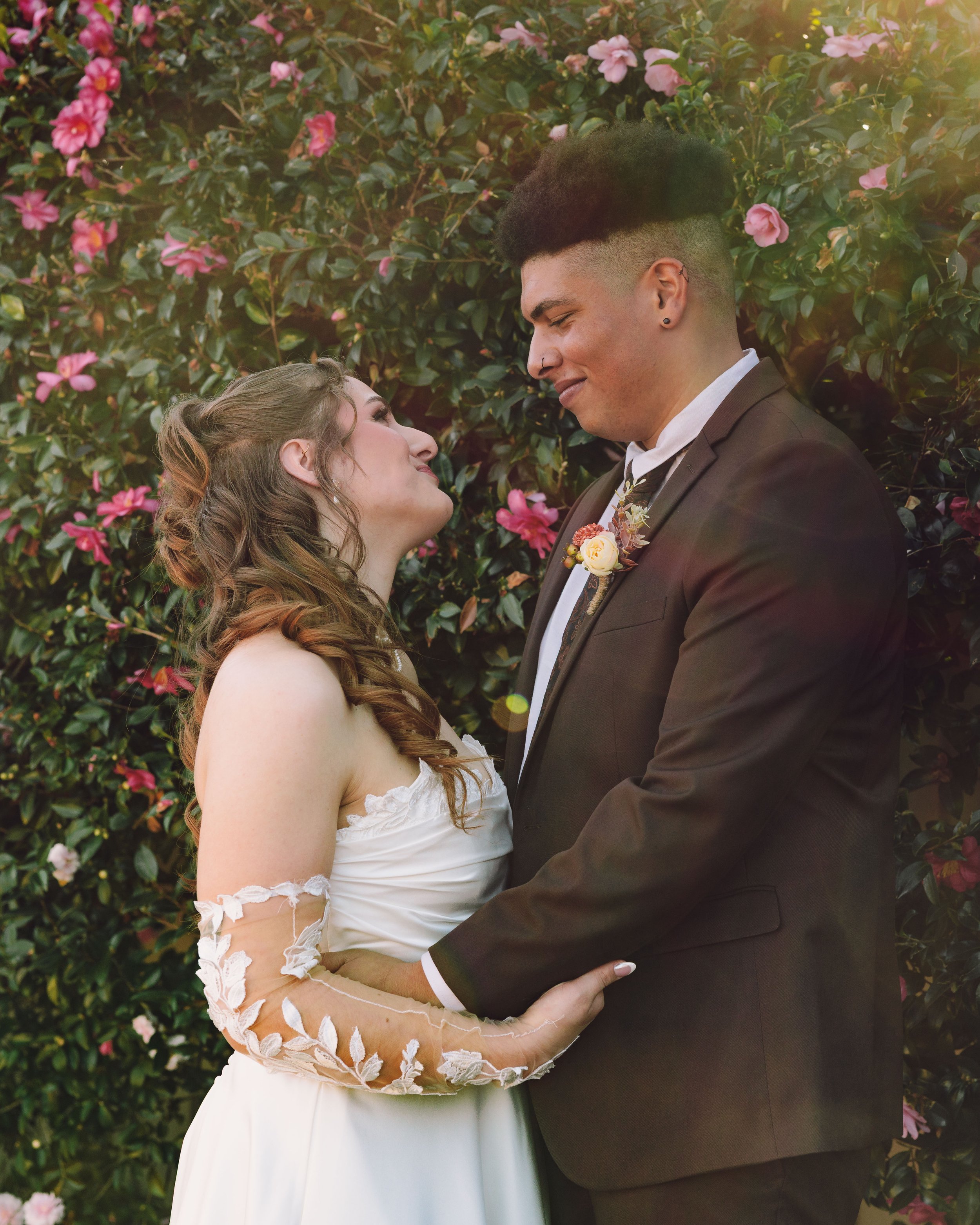 Garden wedding photography