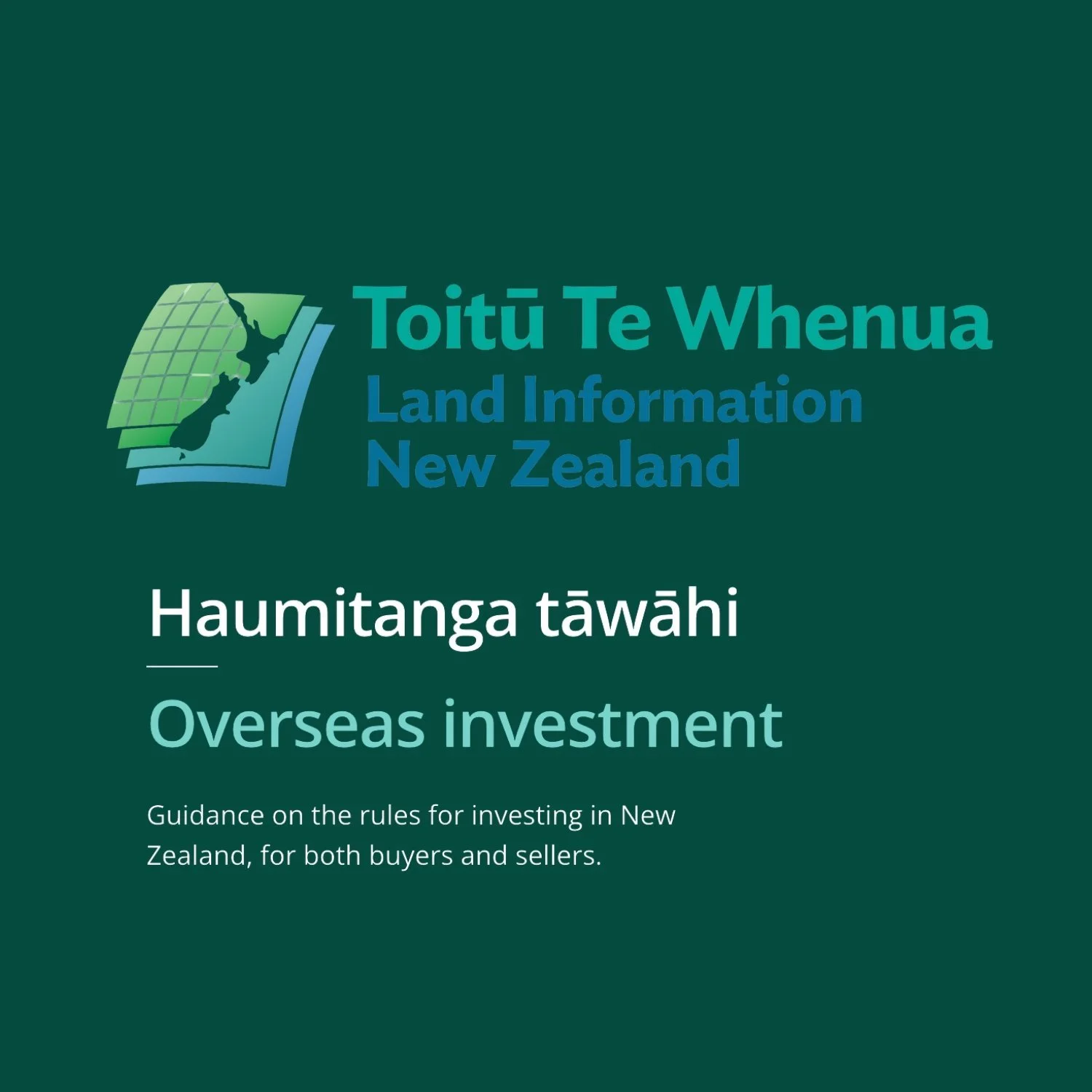 Land Information New Zealand - Overseas Investment Guidance