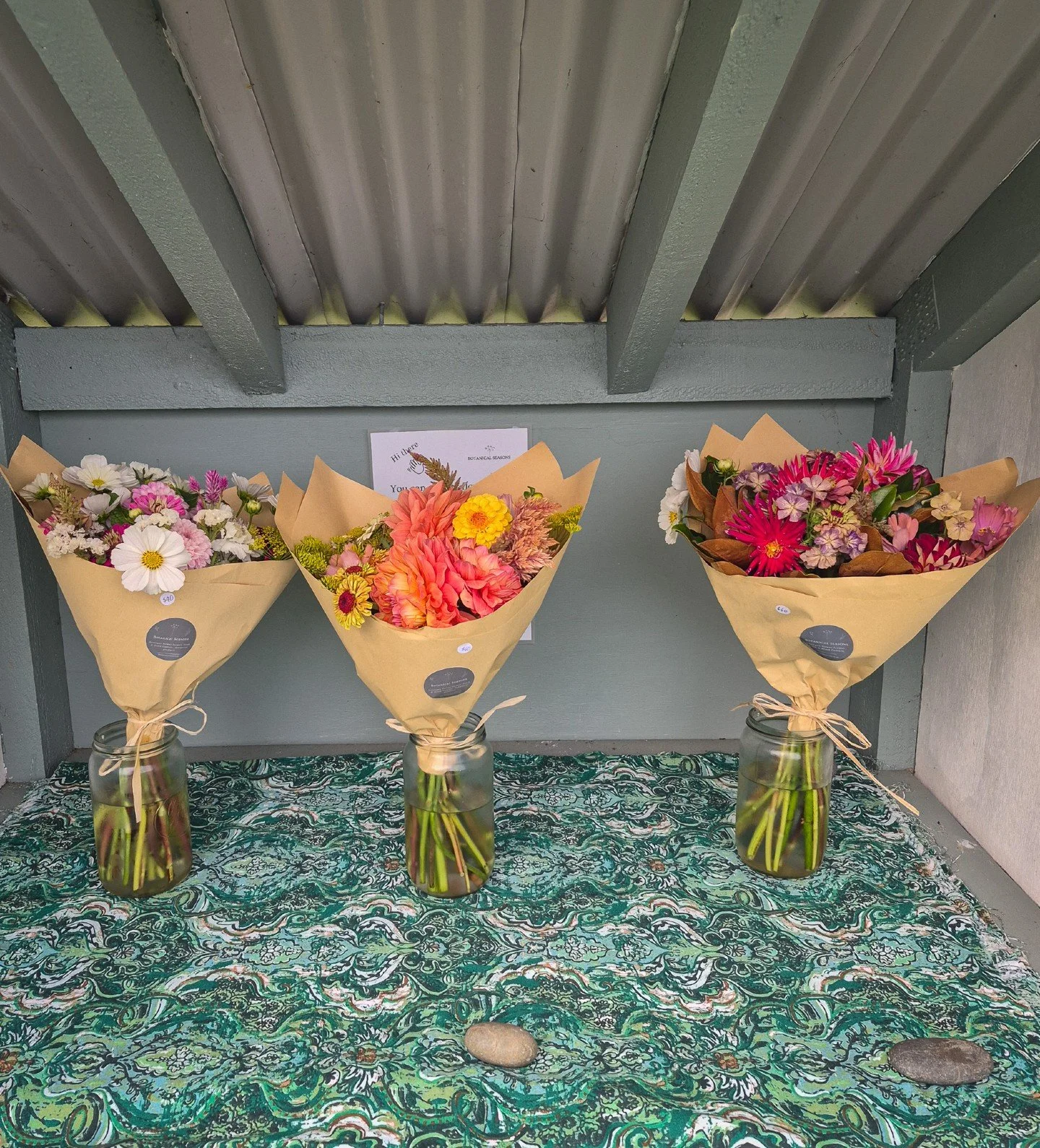 Even though the Flower Farm is starting to wind down for the season - there is still a selection of colourful flowers to harvest. 
This harvest, I filled the buckets with these seasonal beauties...
- Dahlia - oranges, lemons + pinks
- Zinnia - mainly