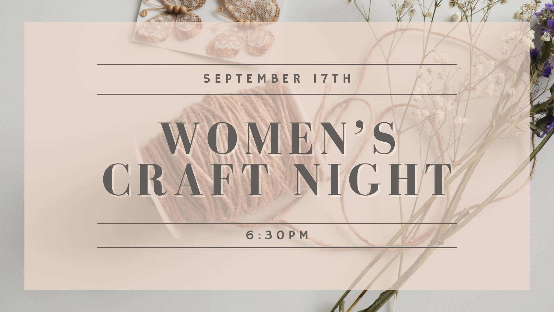 Woman's Craft Night