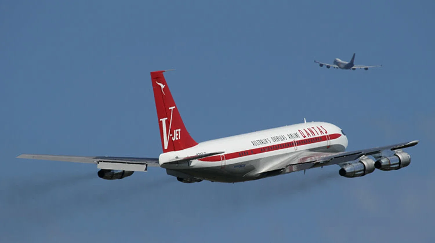Ex-Qantas Boeing 707 destined for HARS arrives in Australia