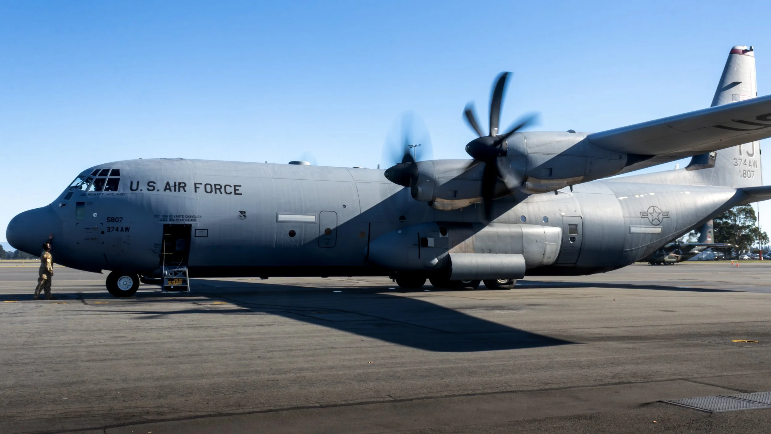 RNZAF, RAAF and USAF C-130J crews train together in Exercise Mobility Astra