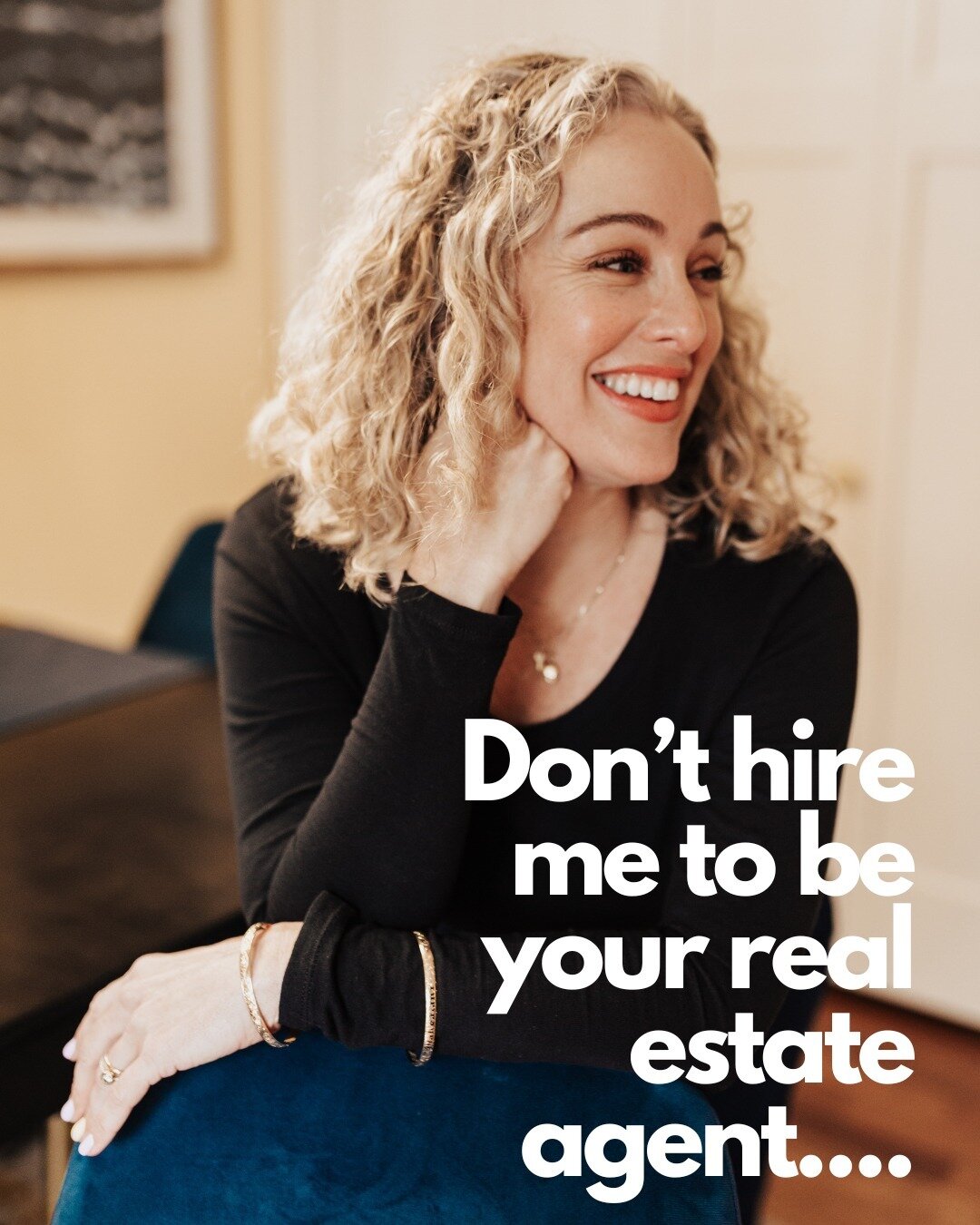 I love to work with so many different types of people. It's one of the best parts of my profession. And I am not for everyone but I could be for you. ⁠
⁠
⁠If you need a hard-working, honest, smart real estate agent, call me. ⁠
⁠
⁠
And when I say &quo