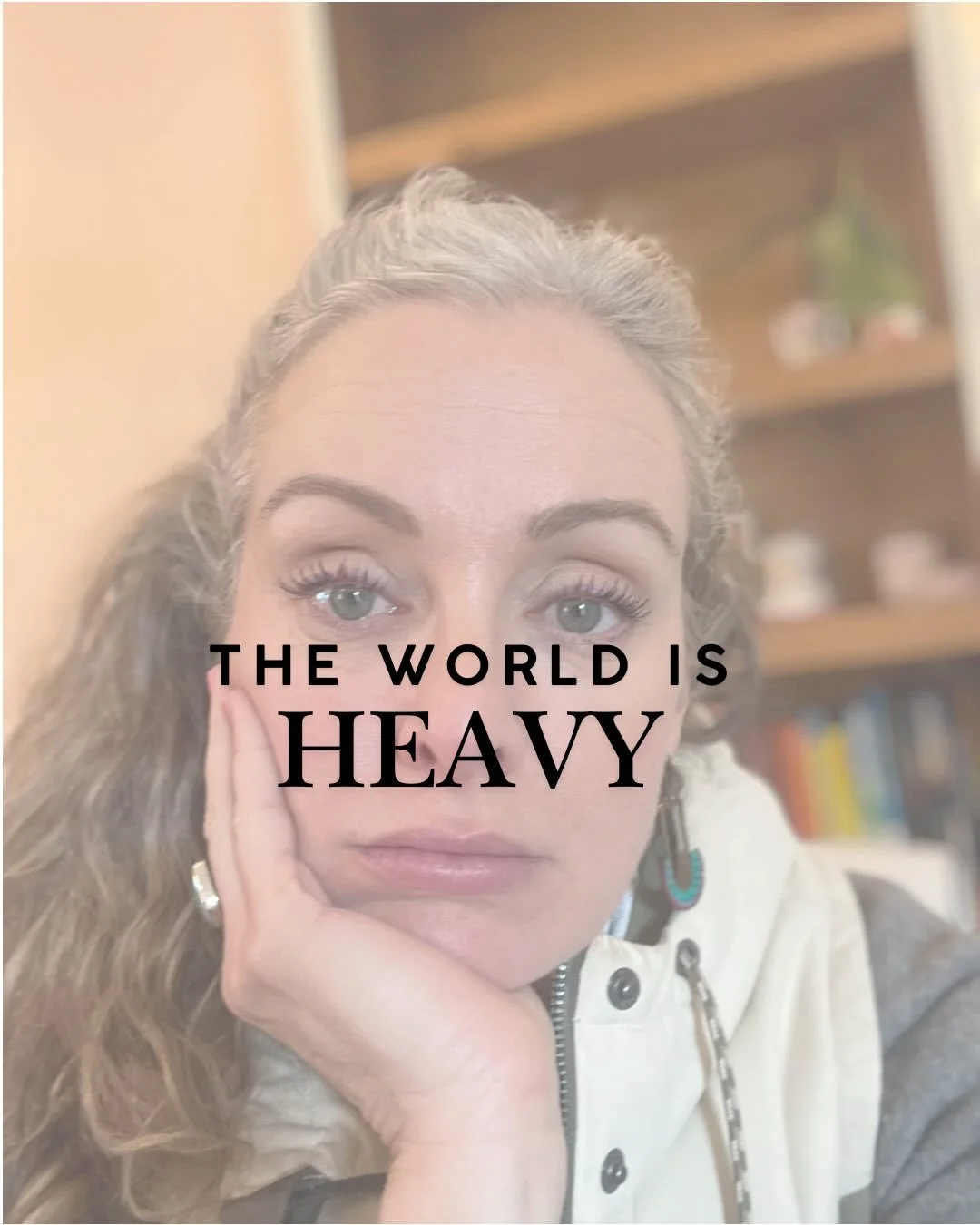 The world and life feel especially tough lately. Our nervous systems are not meant for the horrors we see and yet we still see them. Daily. Then we try to care for our babies and drink enough water. 

I try to make a conscious choice to post positive