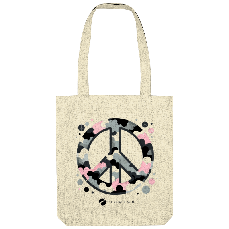 Conscious Vibes - Camo & Peace - Small Tote Bag