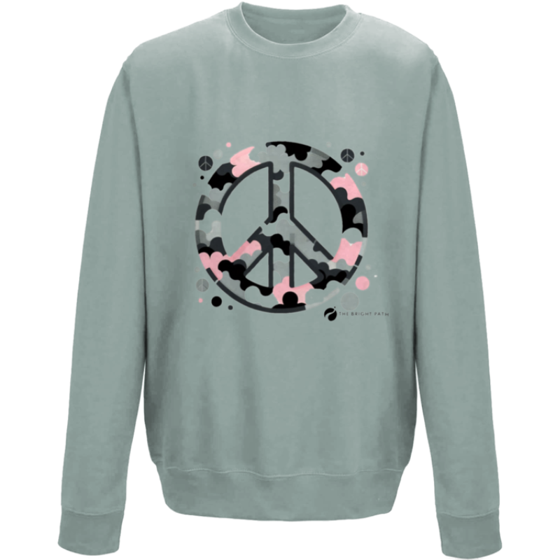 Conscious Vibes - Camo Peace - Unisex Sweatshirt