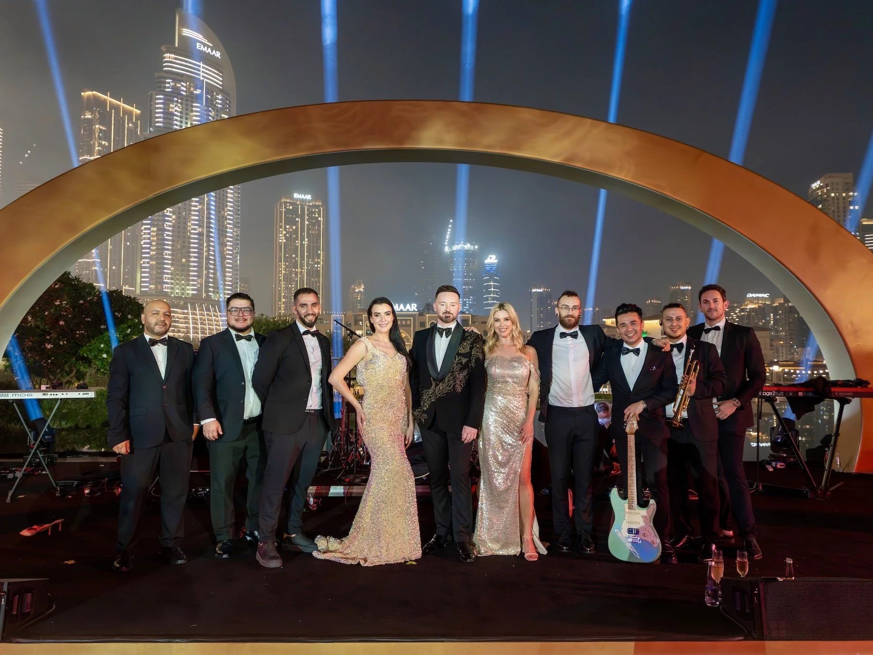 12-Piece Showband at Armani Hotel Dubai - Luxury Event Entertainment