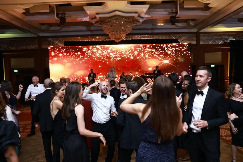 Dubai's top party band and showband Golden Collective performing at an event
