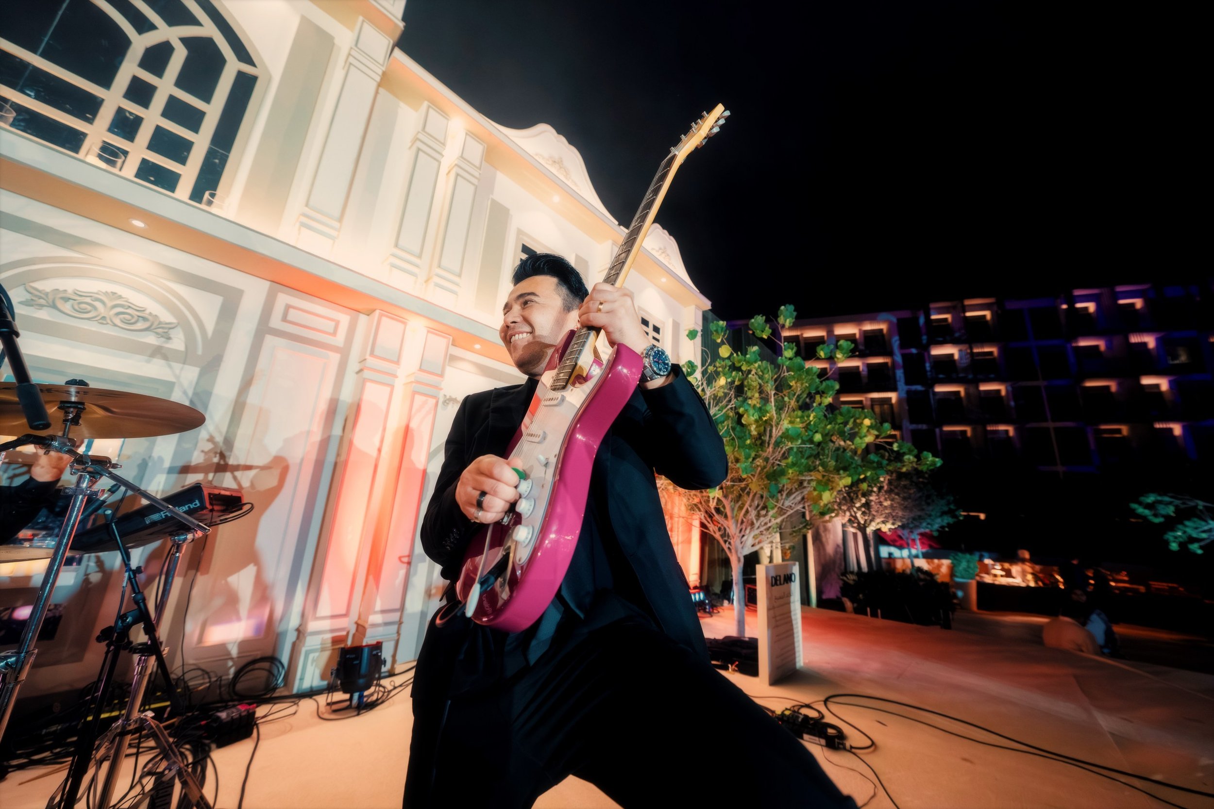 Luxury party band Golden Collective at Indian wedding in Dubai