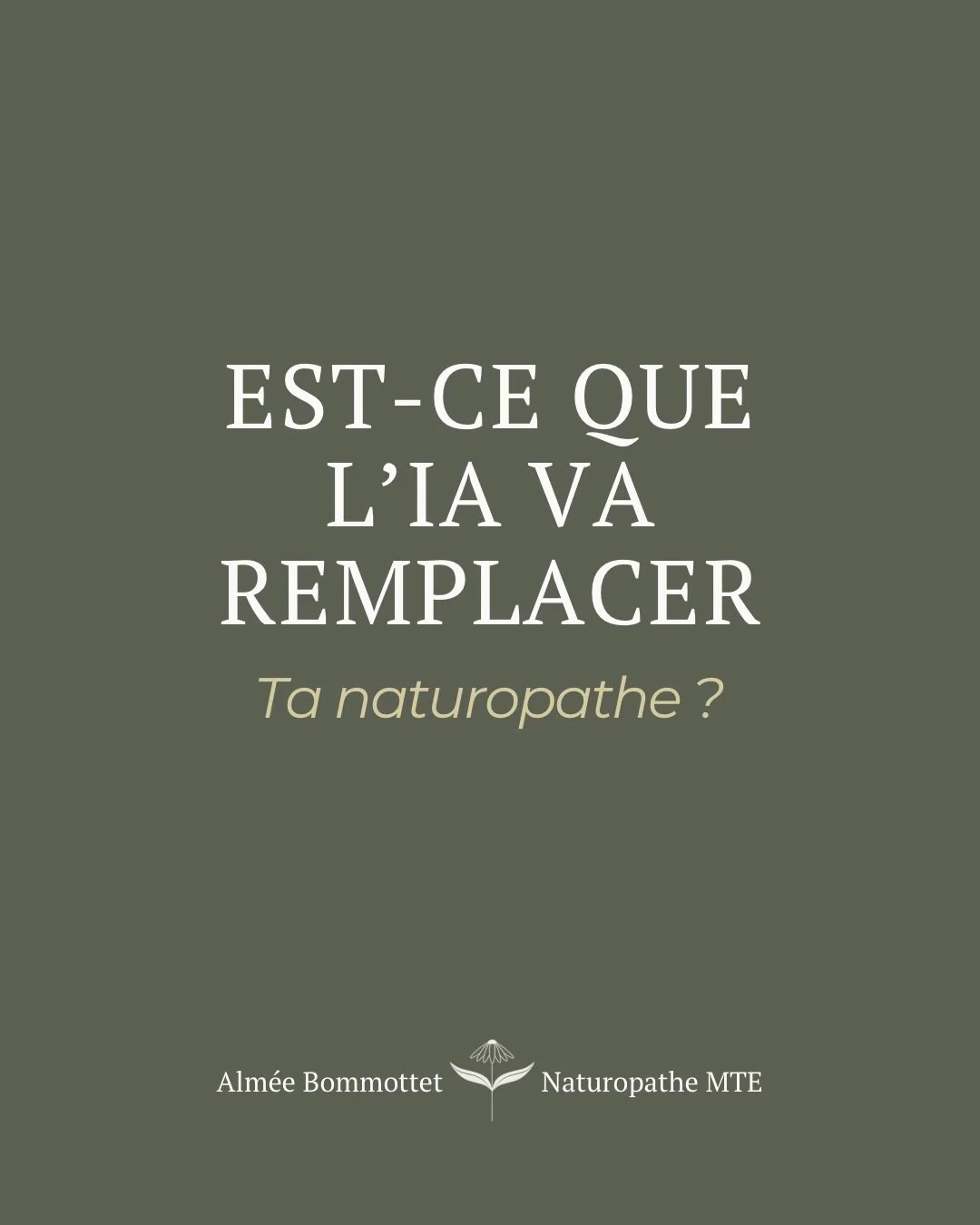 &laquo; Est-ce que ChatGPT va remplacer les naturopathes ? &raquo;
C&rsquo;est une question qu&rsquo;on peut se poser, comme on se la pose d&eacute;j&agrave; pour tous les m&eacute;tiers (ou presque).

Et honn&ecirc;tement ? Je ne me sens pas du tout
