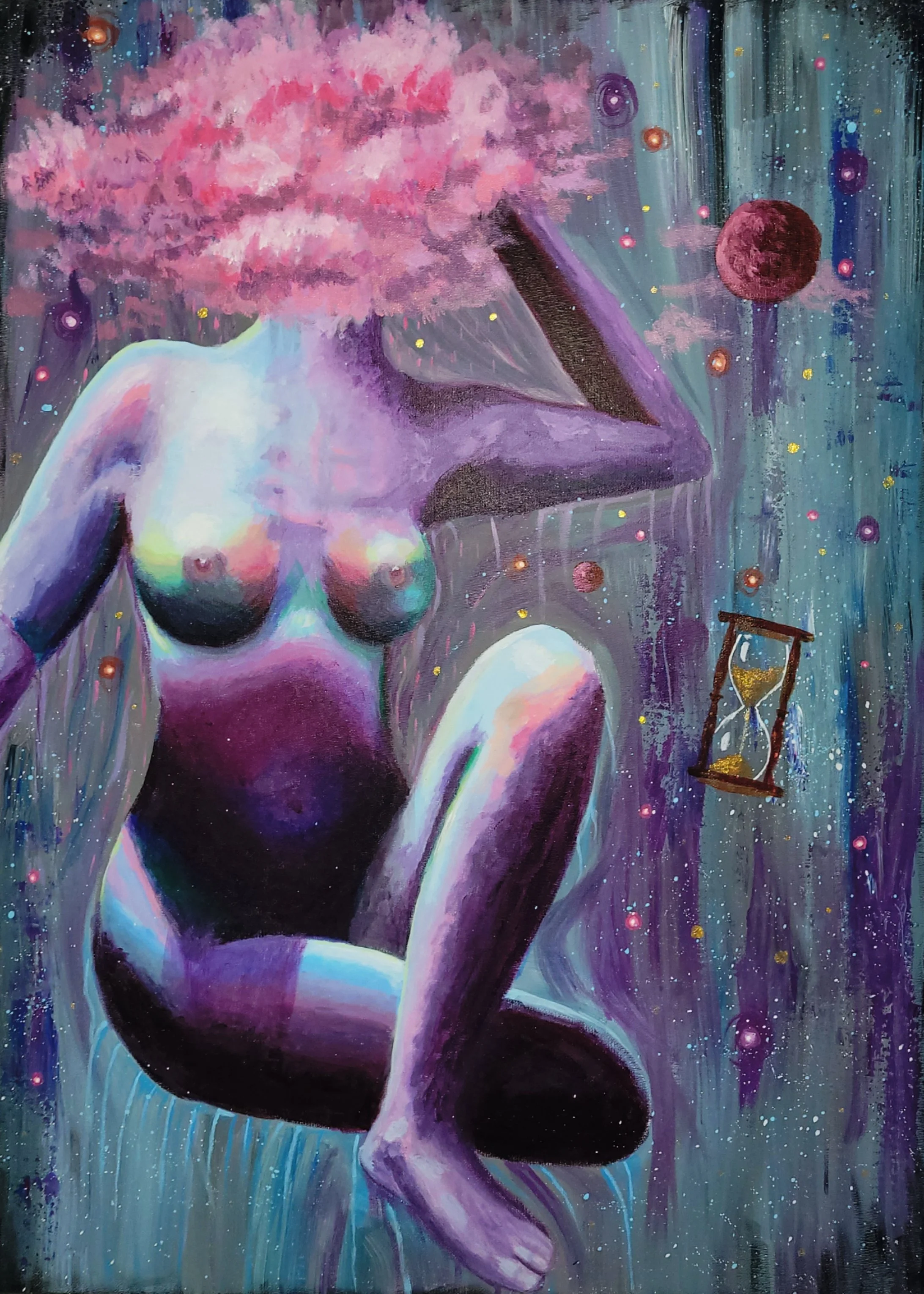 The Time Space Continuum, Acrylic on canvas