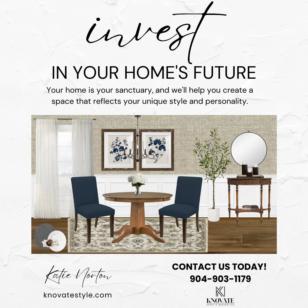 Your home is more than a place; it's your sanctuary, your haven. 🏡✨ Invest in its future with us, and together, we'll craft a space that beautifully mirrors your style and personality. Let's connect and embark on this journey together. 💫 

#HomeInv