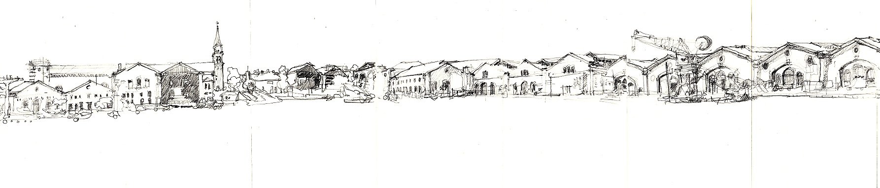 Arsenale Norte 9/2/15 (excerpt, for full drawing see PANORAMAS)
