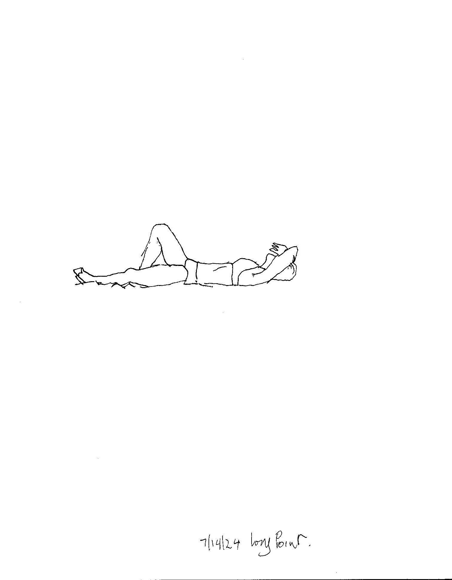 Beach postures.