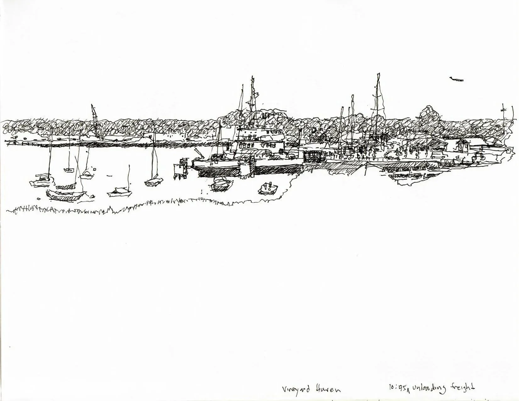 Freight unloading 10:45 am 6/29/22