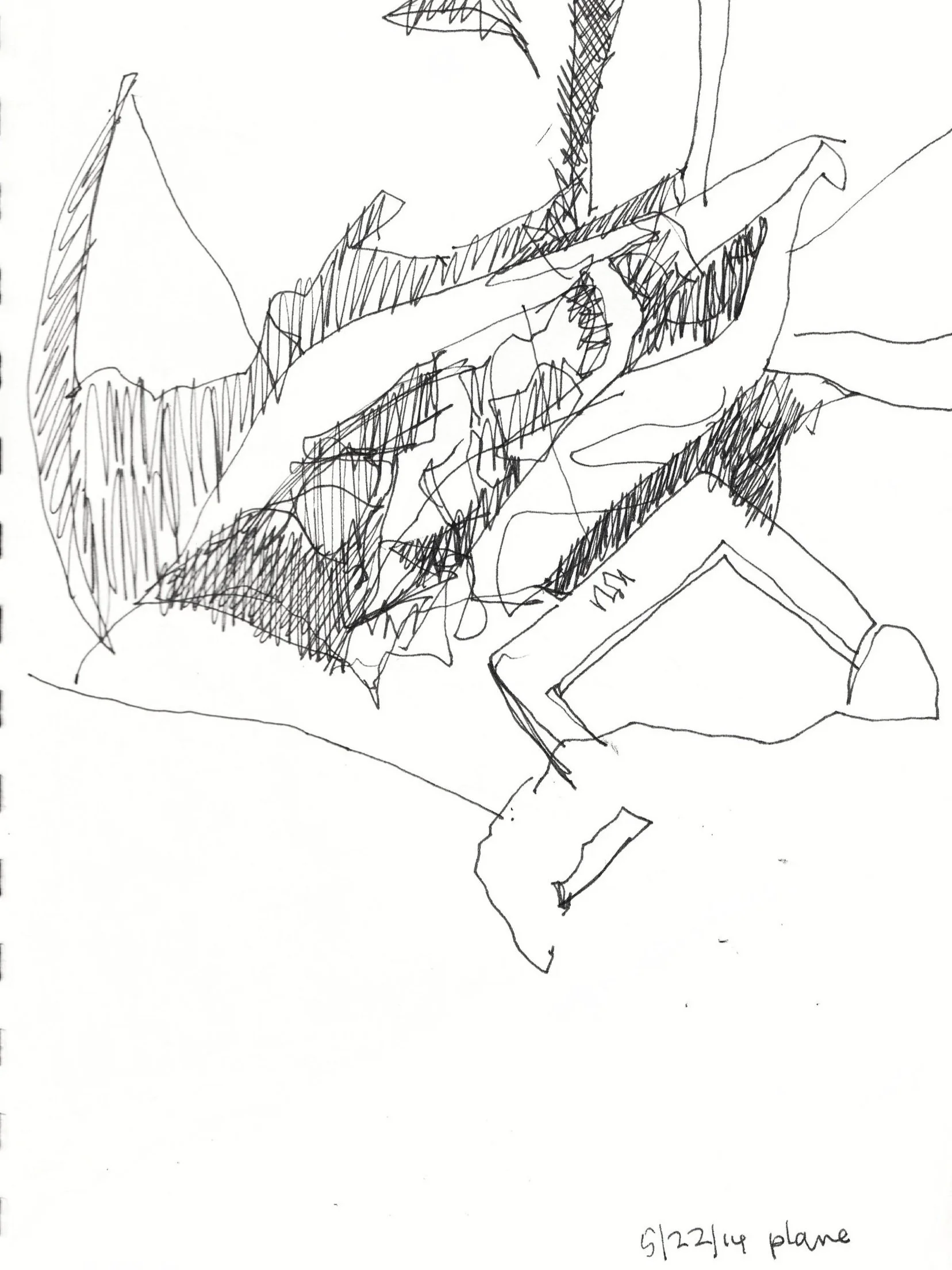 Person in middle seat 