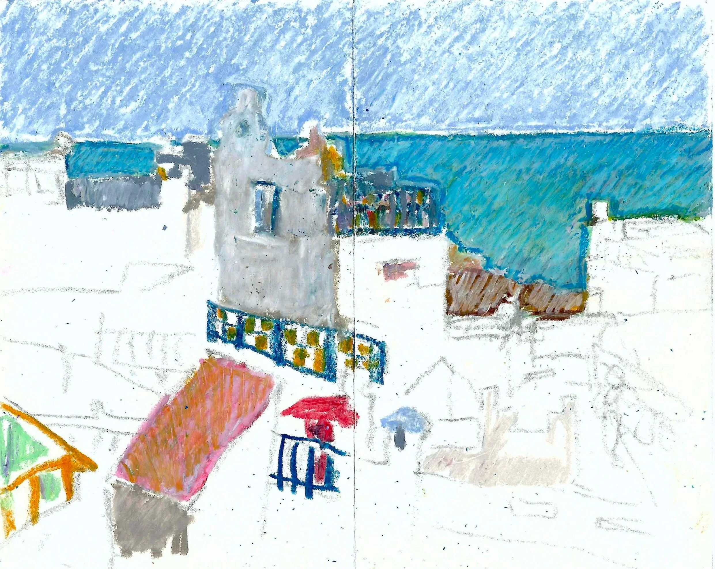 Riad La Belle Essaouira Panorama, Essaouira Morocco, 6.1.16   DETAIL 