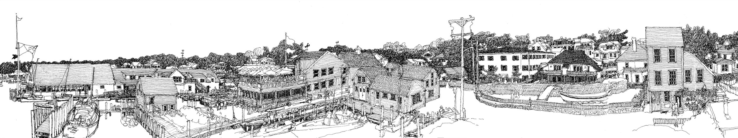 Edgartown Harbor, 6.14.26 DETAIL 