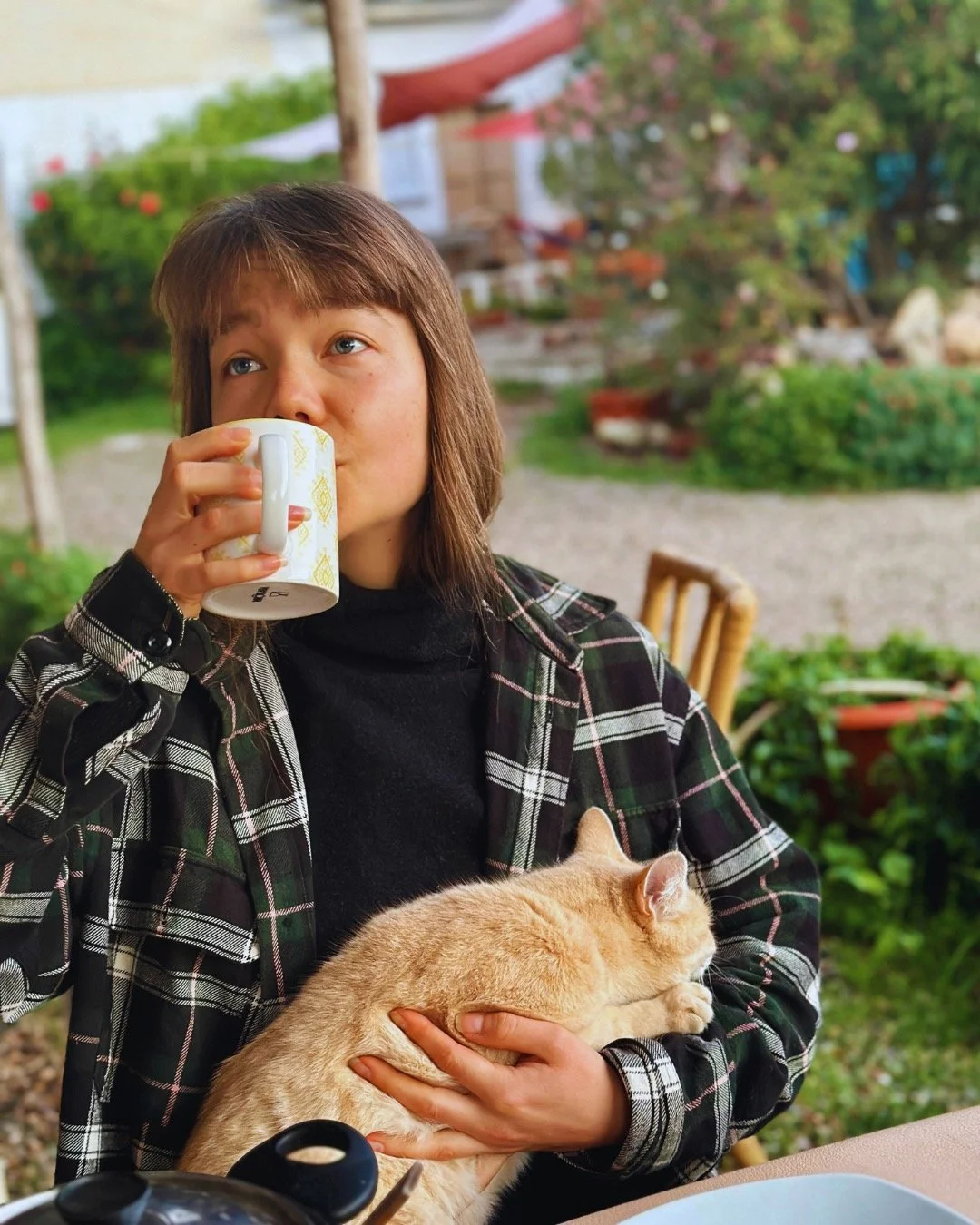 ☕🐾 Secret to Longevity: Taking Care of Animals

Here I am, enjoying my morning coffee with a this cat curled up in my arms. It would try to come on my lap every morning after spending the night outside. There&rsquo;s something deeply grounding about