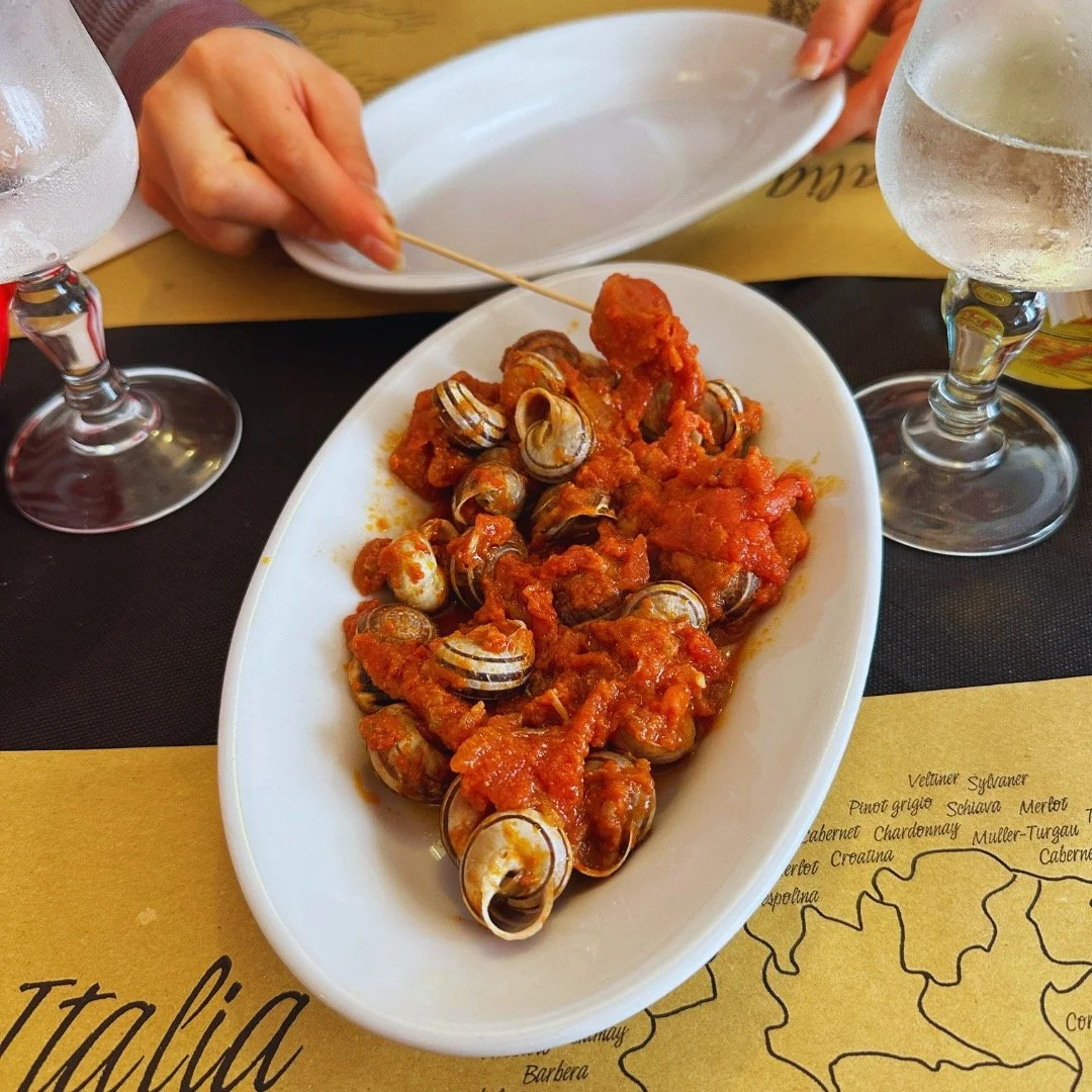 🐌 Secret to Longevity: Snails...? 🌶🍅
We tried snails in a spicy tomato sauce, and I have to say&mdash;they were quite nice. Their mild, tender taste soaked up the spices so well, you almost couldn&rsquo;t tell you were eating snails!

What surpris