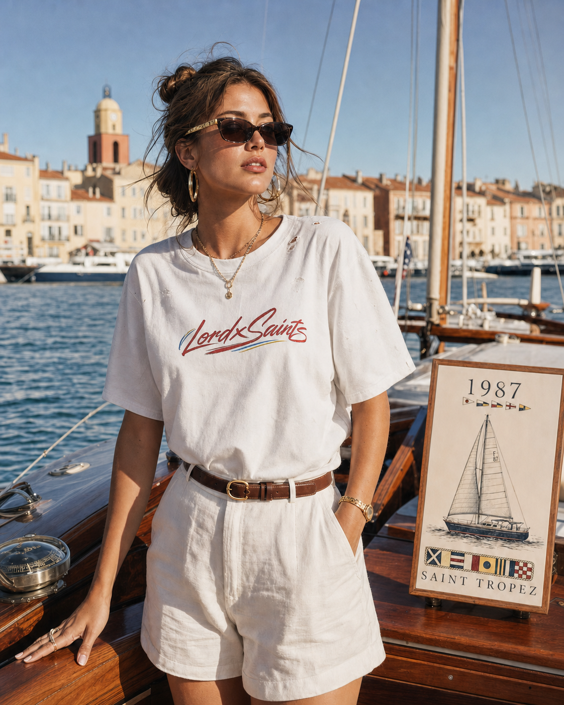 The "Saint Tropez 1987" Worn Tee