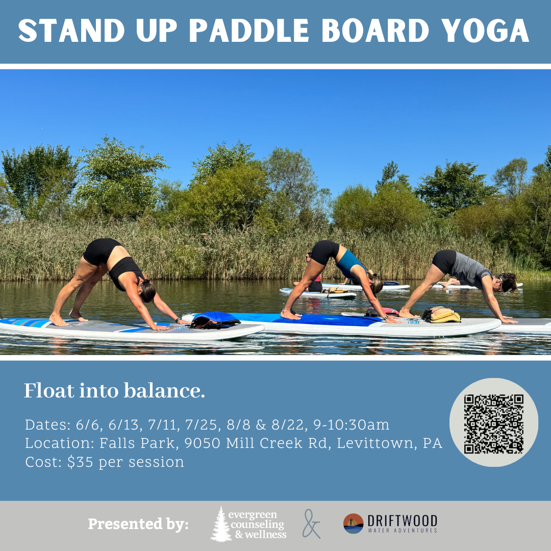 Stand Up Paddle Board Yoga with Evergreen Yoga Studio