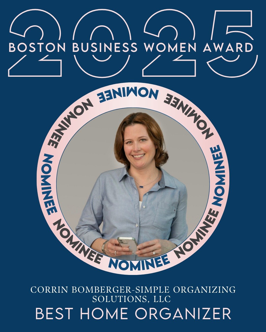I was pleasantly surprised yesterday when @thebakersrackbakingco texted to congratulate me on my nomination for Best Professional Organizer by Boston Business Women (BBW). I had no idea what she was referring to, so I quickly looked it up and was thr