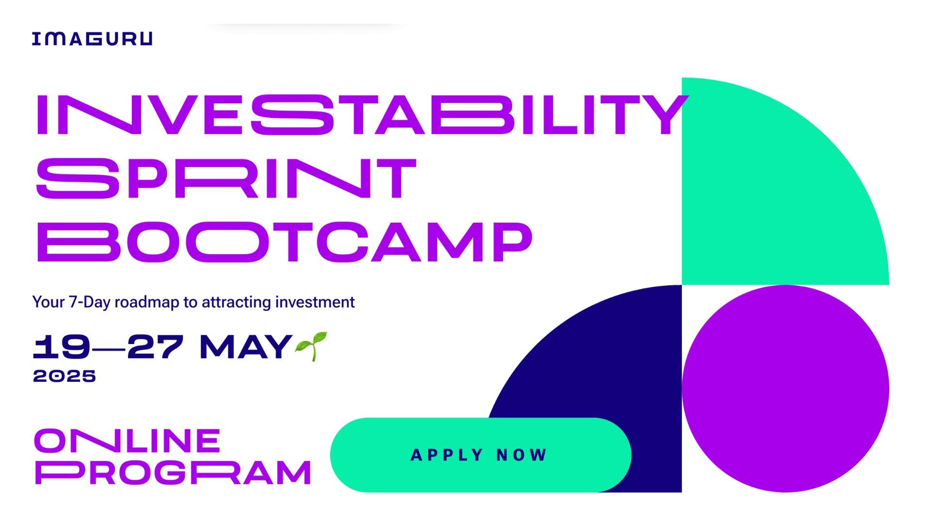 Investability Sprint Bootcamp Returns
