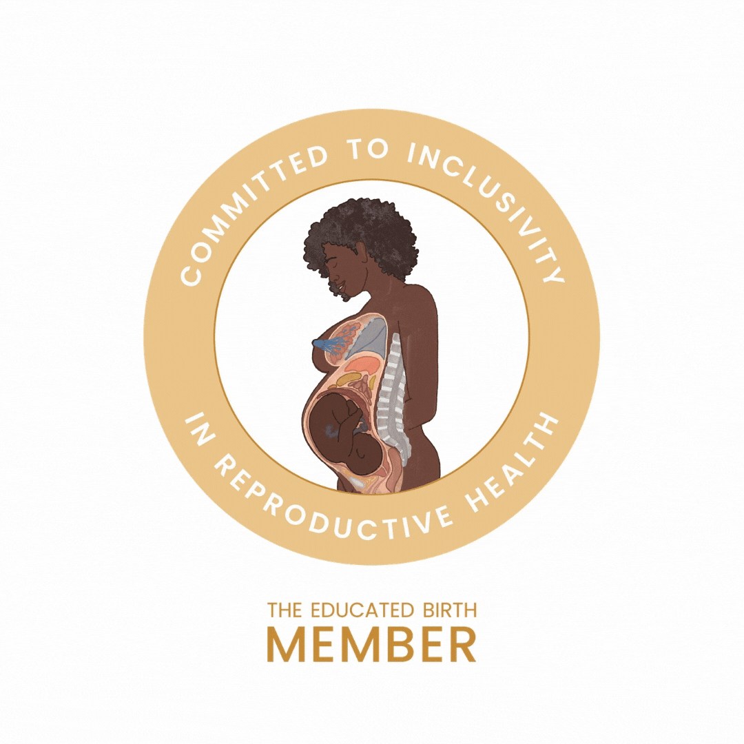 the-educated-birth-member-badge-showing-pregnant-people-different-races