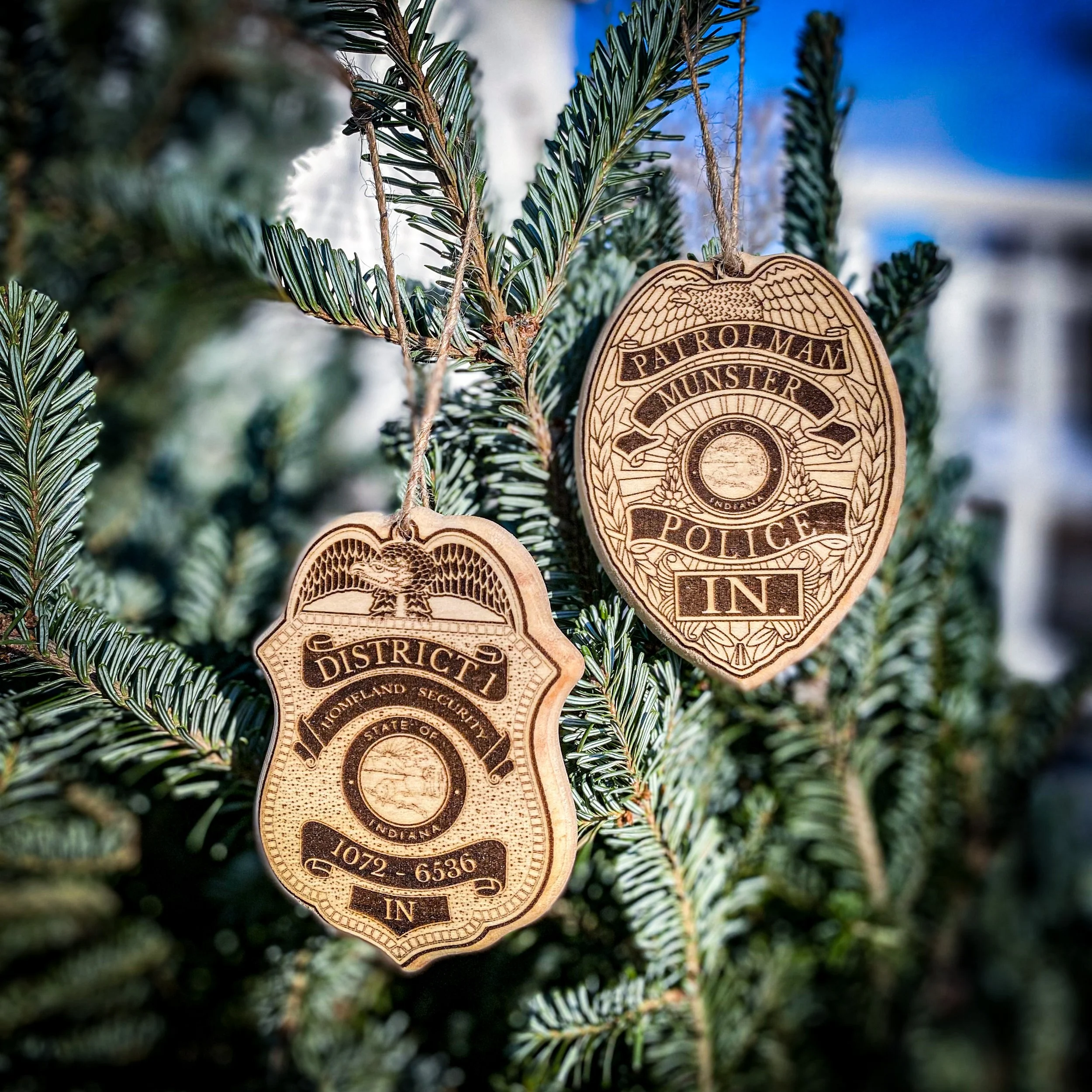 Badge Ornaments