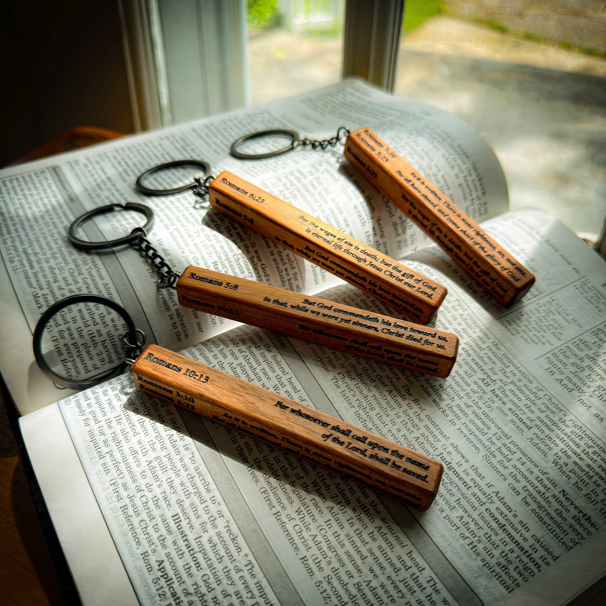 Romans Road Keychain