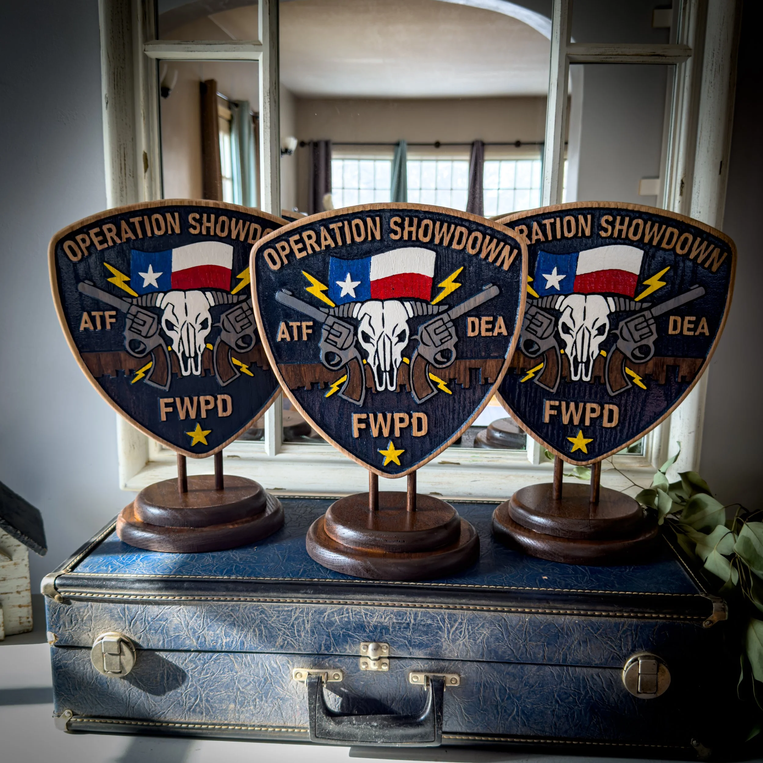 Operation Showdown - Desk Plaques