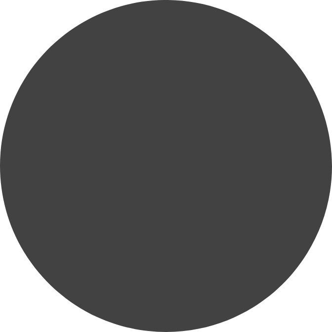 Illustration of the New Moon, outlined in dark charcoal.