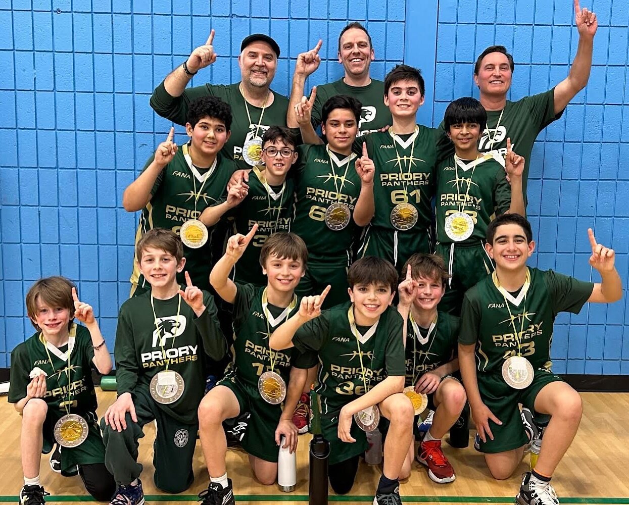 We are the Elementary Basketball League Champions!

In an electrifying boys&rsquo; championship game that will be etched in Priory history, the Priory Panthers clawed their way to victory against Coll&egrave;ge Sainte-Anne, a school known for its Spo