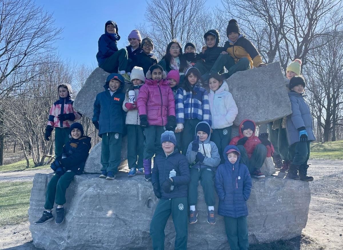 In honour of Earth Day, Ms. Parker&rsquo;s Grade 3 students embarked on a journey through the forests of Mount Royal on Monday. This adventure allowed them to closely observe the layers of our local boreal forest and deepen their understanding of eco