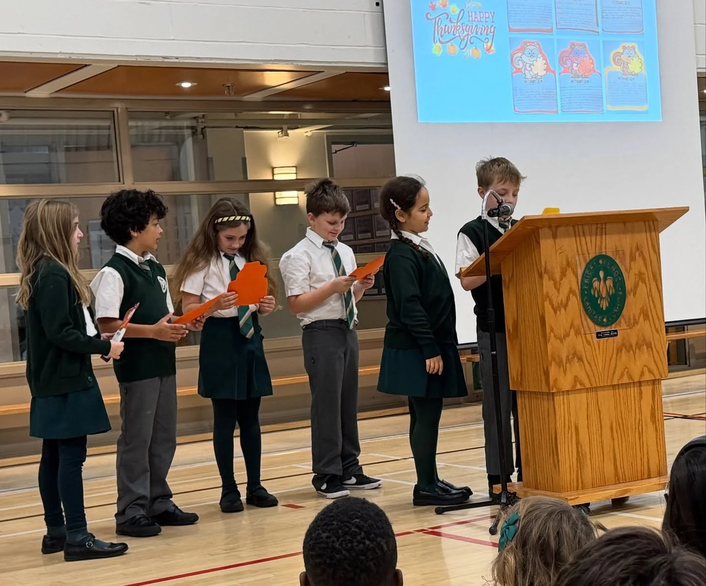 During assembly, as our students shared what they’re thankful for, they reminded us of what truly matters. One Grade 3 student summed it up beautifully:
“I’m thankful for my friends because I can play with them.
I’m thankful
