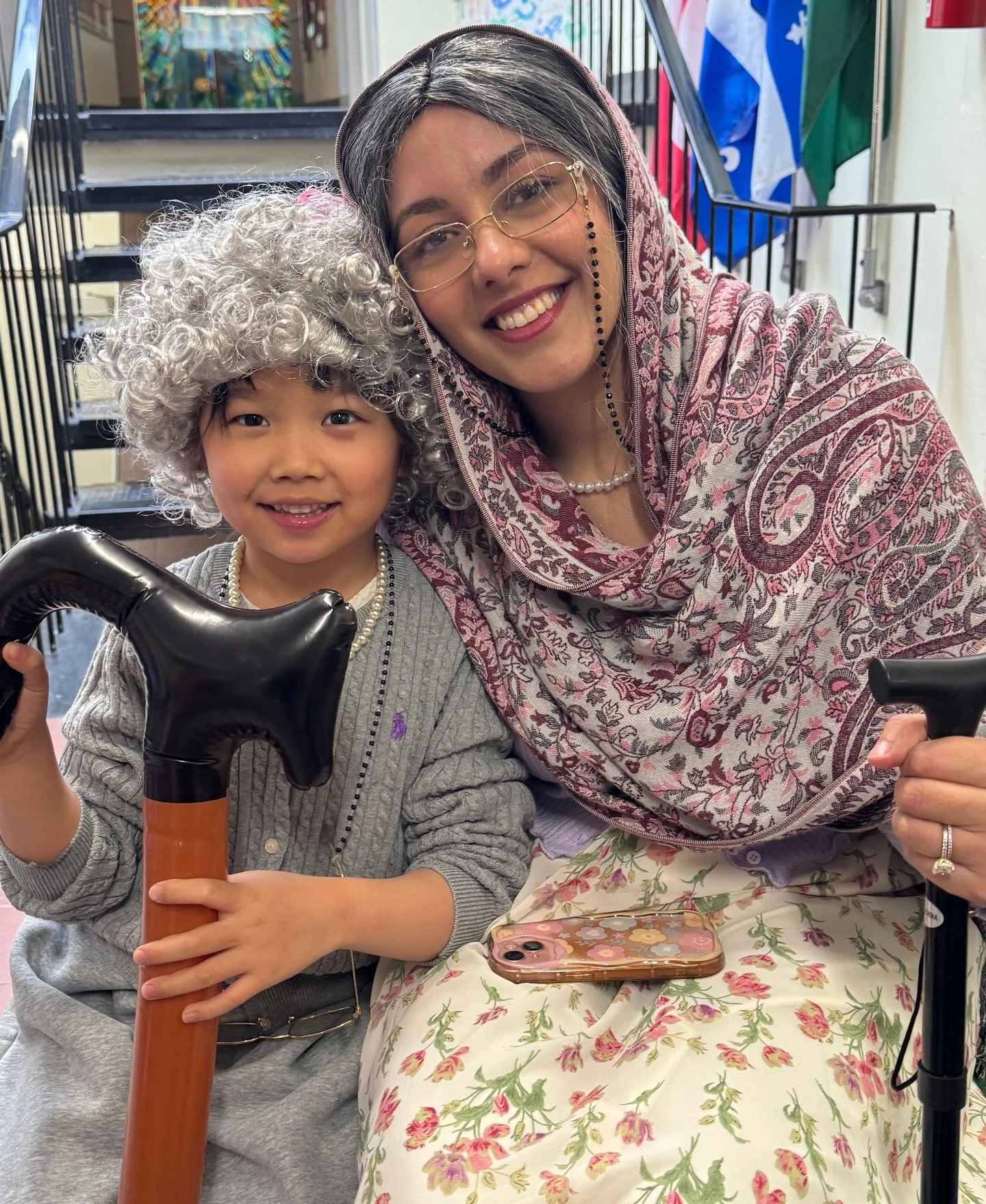 Our junior students celebrated 100 days of school with a day filled with fun stories, and hands-on math activities. Adding a special twist, our Grade 1 students arrived dressed as 100-year-olds, complete with imaginative costumes that brought smiles 