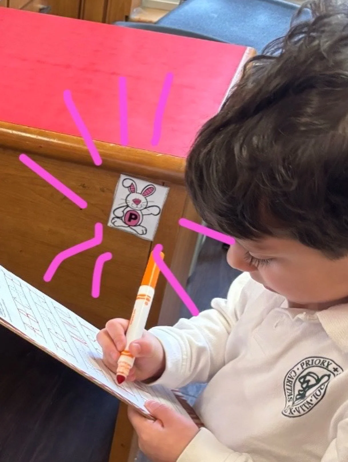 Our Kindergarten 4-year-olds enjoyed their Easter letter hunt around The Priory!  Happy Easter to all our families celebrating.

Nos &eacute;l&egrave;ves de maternelle 4 ans se sont vraiment bien amus&eacute;s lors de leur chasse aux lettres de P&aci