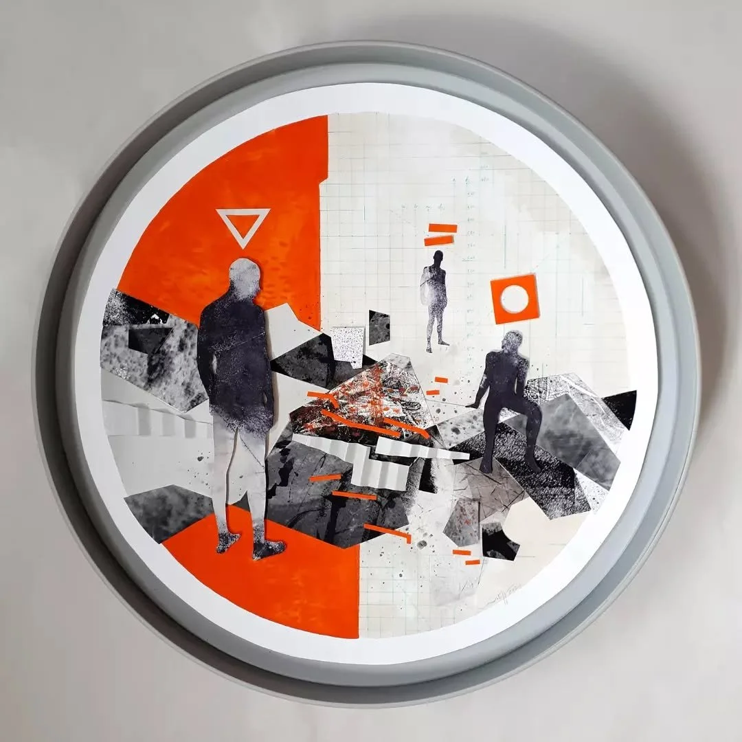 &quot;Summits&quot; is a mixed media and collage work that will be part of the upcoming group exhibition &quot;You should see me in a crown&quot;, opening tomorrow at 11am @rust_en_vredegallery

Come join us for the opening!
Saturday 21 September at 