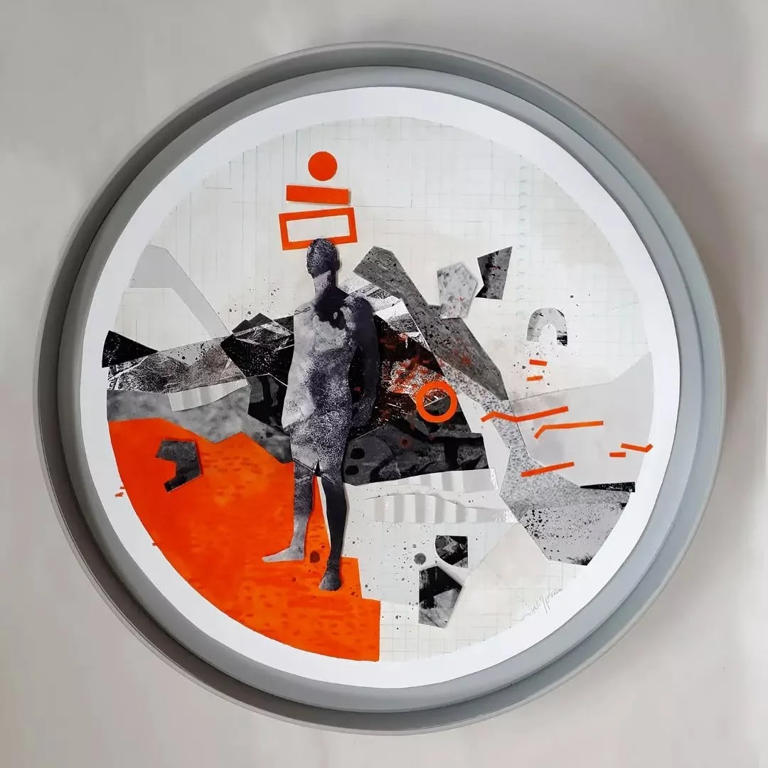 &quot;Apex&quot; is a mixed media and collage work that will be part of the upcoming group exhibition &quot;You should see me in a crown&quot;, opening tomorrow at 11am @rust_en_vredegallery 

Come join us for the opening!
Saturday 21 September at 11