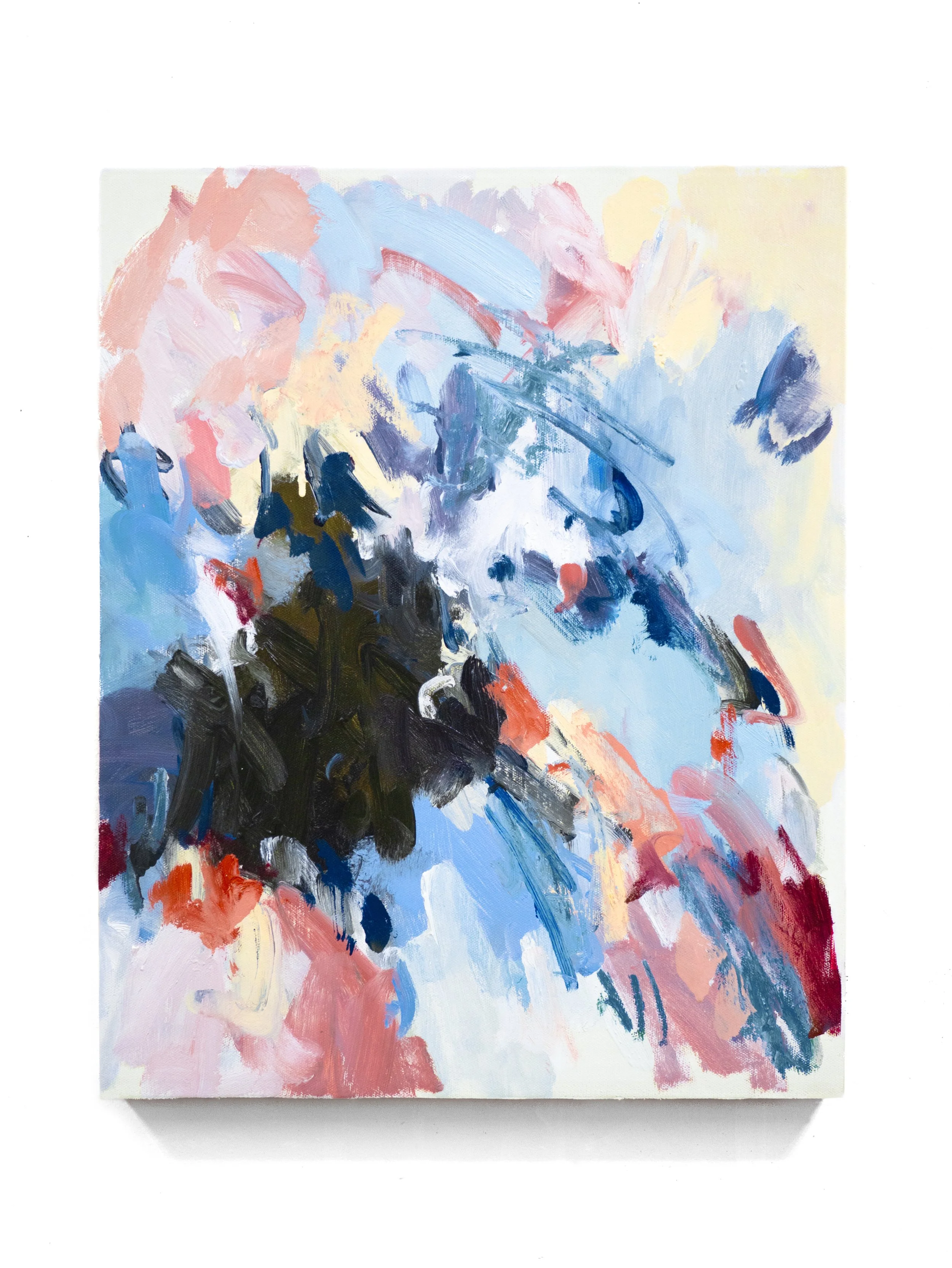 Amelia Drive I, 20"x16", oil on canvas mounted to wood panel