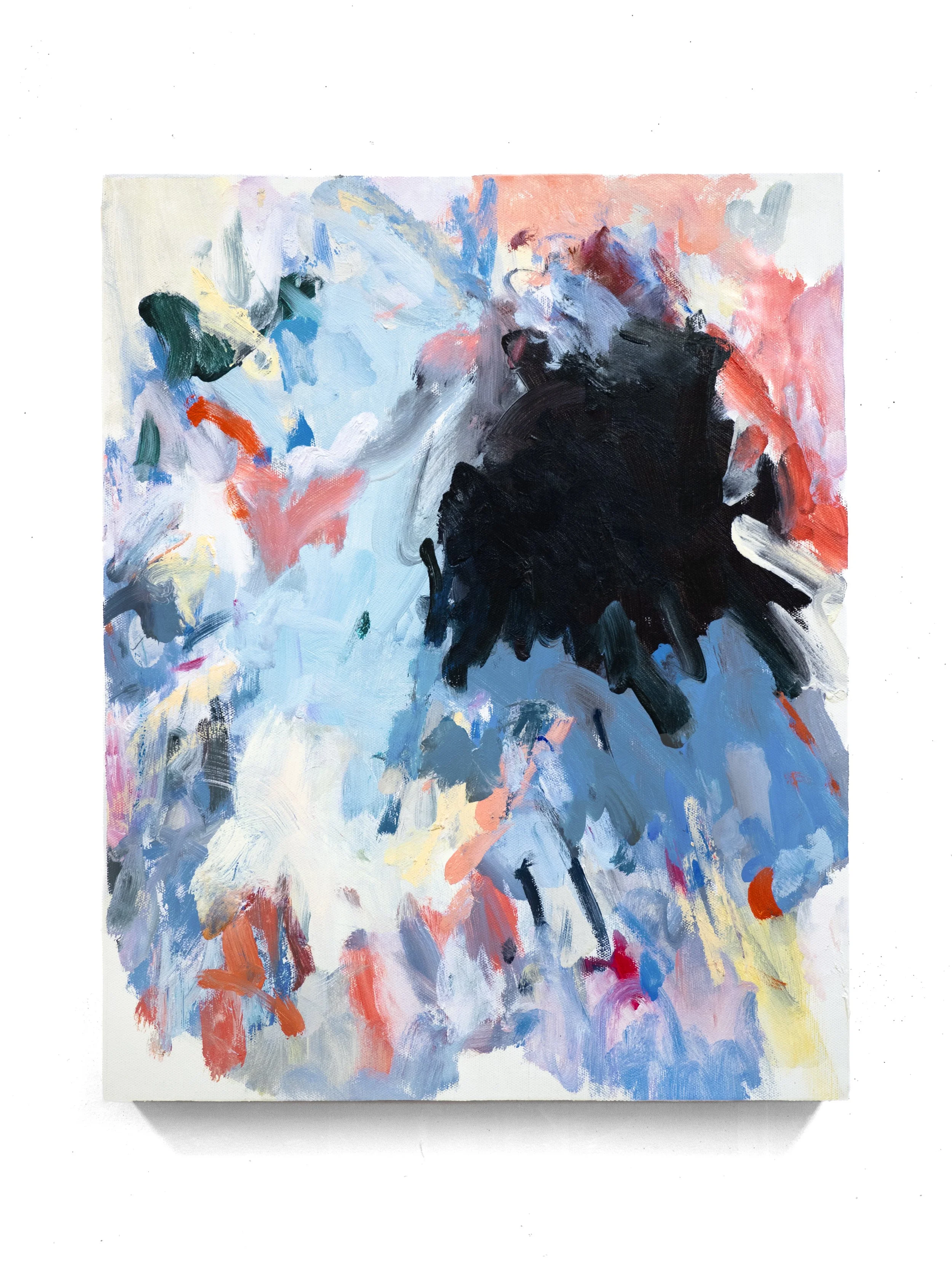 Amelia Drive II, 20"x16", oil on canvas mounted to wood panel