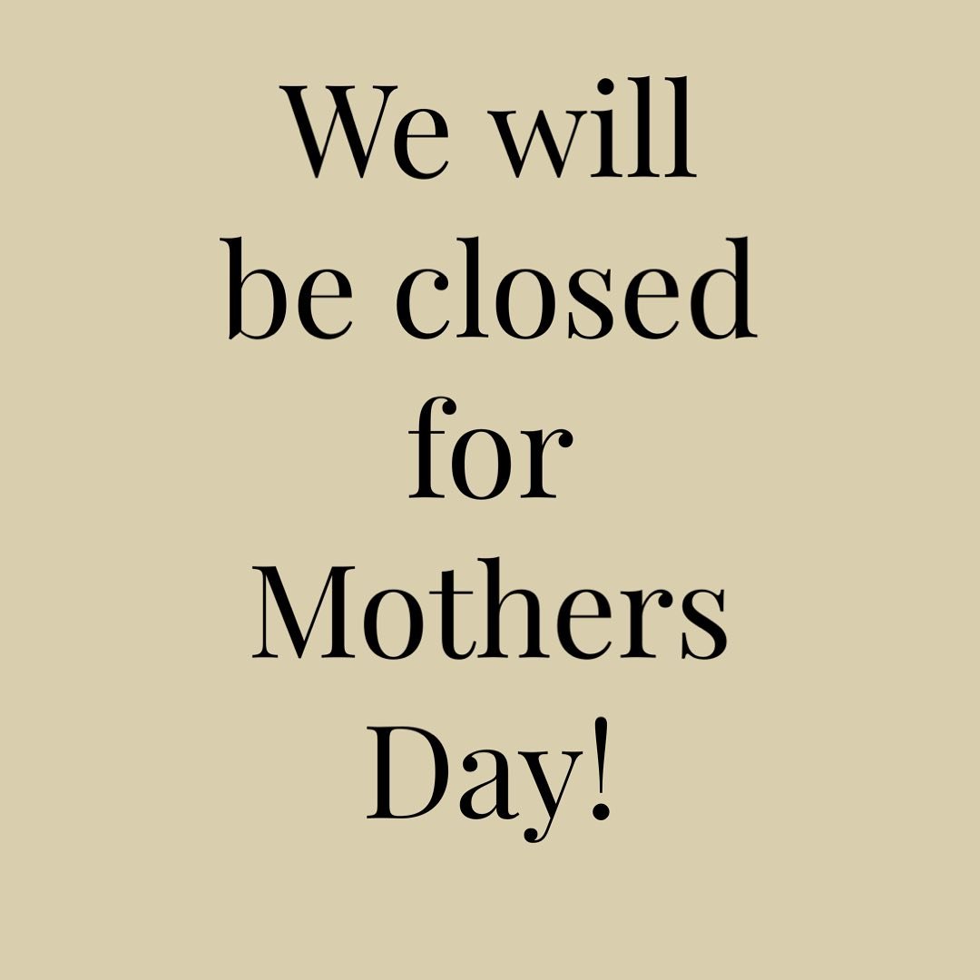 We will be closed today to celebrate with our families!  See you tomorrow!